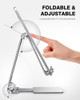 Anozer Soporte Para Tablet, Soporte De Aluminio Ajustable Y 3