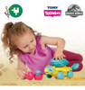 Juguete Arrastre Dinosaurio Parque Jurásico Apilable Tomy 3