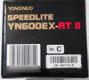 Flash Yongnuo 600 Ex-rt Ii  Para Canon Eos 3