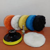 Kit Pads De Pulido 3 Pulgadas 8 Pcs + 2 Conos Pulido 3