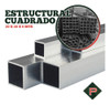 Caño Estructural Cuadrado (20x20) X 1.2mm X 6m Perticari 1