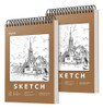Cuadernos Dibujo Bocetos Arquitectura Arte Set De 2 Unidades 0