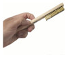 Cepillo De Mano Cerdas Bronce Mango Madera 21 Cm 1