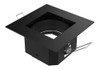 Spot De Embutir Movil Chapa Cuadrado 95x95mm P/dicro Negro 2