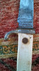 Antiguo Cuchillo Caza Monte Con Defensa Filtemple Forjado 1