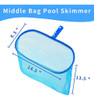 Tobehigher Pool Skimmer - Red De Piscina Con Marco De Plásti 3