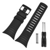 Correa De Reloj De Goma Compatible Con Suunto Core All Black 2