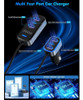 Cargador De Coche Usb C Multipuerto De 135 W, Cargador De Co 3