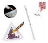 Plato Triangular + Lapiz Levanta Porta Strass Cristales Uñas 0