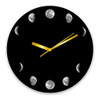 Reloj De Pared De Fases De La Luna Gatos Y Gatitos 2
