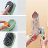 Cepillo Para Limpiar Zapatos C/ Dispensador De Jabon -blanco 4