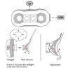 Le Usb Recargable Led Bicicleta Cola Ipx4 Impermeable Ligero 1