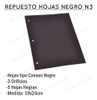 Repuesto Hojas Nº3 Negro Tipo Canson Escolar Dibujo 1