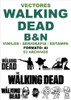 Super Exclusivos! Walking Dead B&n! Vectores, Estampas!! 1