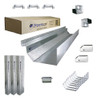 Set Completo Canaleta De Chapa Para Techos 3,00 Mts Alto 3mt 0