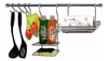 Porta Rollo Cocina + Porta Set Limpieza + Barral + Ganchos!! 0