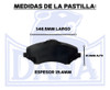 Pastilla De Freno Delantera Dodge Jouney 2.4 2.7 Hasta 2012 1