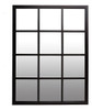 Patton Decoracion De Pared 23 X 30 Negro Clasico Windowpan 0