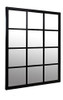 Patton Decoracion De Pared 23 X 30 Negro Clasico Windowpan 1