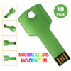 10pcs 1gb Metal Clave U Disco Usb 2,0 Unidades Flash Pen Pul 4