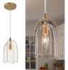 Iluminación Óptima Luz Colgante De Oro Antiguo, Accesorio De 0