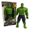 Figura Muñeco Articulado + Luz Increíble Hulk Advengers 30cm 0