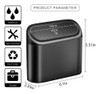 Cubo De Basura Universal Para Automvil Con Tapa, 2 Paquetes 1