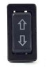 Boton Vidrios Universal Negro 0