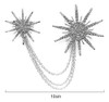Broche Estrelas Com Strass - 10cm - Níquel - Ro.151607 3