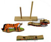 Juego De Ensartar Modelo Tigre Madera Didáctico Luhjbn 3