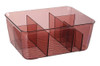 Organizador Plastico Maquillaje Cosmeticos Ambar Buho Store 0