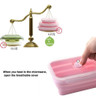 Lonchera Silicona Contenedor Plegable Almacenamiento Aliment 5