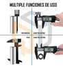 Calibre Medicion Digital Fibra Carbono Visor Numeros Grandes 1