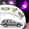 Kit De Led Luces Interior Paquete Rosa Violeta 13pcs Para 20 0