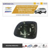 Vidrio Espejo Cristal Derecho Chevrolet Captiva Gm 2