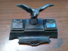 Antiguo Tintero De Peltre Aguila 3