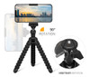 Minitrípode Zton Regulable/flexible C/soporte P/móvil/cámara 1