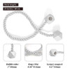 Borlas Magneticas (rubik) Para Cortinas 2pcs. Blanco 1
