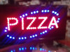 Cartel Led Pizza - Abierto, Más De 40 Palabras- 2