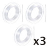 3 Tanzas Rigida 100mt 0,2mm Bijouterie Transparente Deco 1
