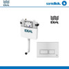Tapa Tecla Doble P/deposito Suma2 Ideal Melodia Plastico Bco 4