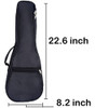 Majowir Estuche Para Ukelele Soprano Funda Negra Para Ukelel 4