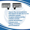 Bisagra Metálica Pivot Puerta Vidrio Mueble Vidriera 2
