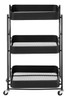 Organizador Multiuso Carrito Plegable Metálico 3 Estantes 2