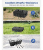 Wilawels Caja Eléctrica Para Exteriores, Protector De Cable 3