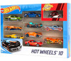 Hot Wheels Paquete De 10 Automóviles (los Estilos 4