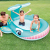 Pileta Inflable Ballena Con Spray Rociador 3