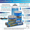 Filtro De Ducha Universal Sprite Industries Sl2-wh Slim-line 3