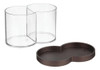 Organizador De Doble Compartimento Mdesign Transparente 6