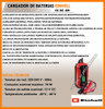 Cargador De Baterias Auto Electrica Einhell 2